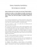 Epoca colonial, narrativa fantastica