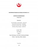 Gestión en microfinanzas