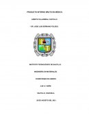 Producto Interno Bruto en México