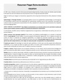 Resumen Piaget Estructuralismo