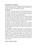 Mundo laboral actual en México