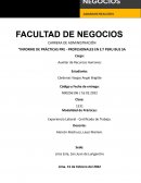 Informe de prácticas pre - profesionales en E.T Perú Bus S.A