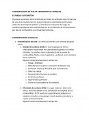 Contaminación en vias de transporte de Arequipa