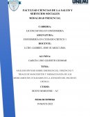 Análisis síntesis sobre emergencias, urgencias y triage de manchester y farmacología de los medicamentos utilizados en la atención del paciente crítico