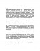 La evolución de la administración