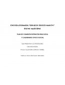 Plan de comisión extención educativa y calendario civico social