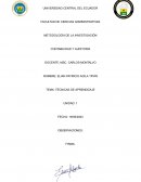 Técnicas de aprendizaje