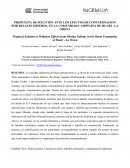 Propuesta de solución ante los efectos de contaminación por relaves mineros