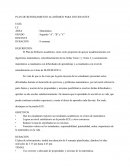 Plan de reforzamiento académico para estudiantes