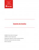 Gestión de hoteles. Ingeneria en gestion de requerimientos