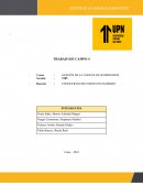 Trabajo de campo gestiòn suministros