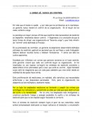 A cargo sÍ, nunca en control