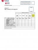 Tipo y Diseño de Investigación: La prevalencia del estrés académico en los alumnos