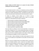 Artículo Análisis del Perfil Criminal en la escena del crimen (Criminal Profiling fron Crime Scene Analysis)
