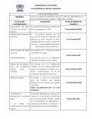 Cronograma de actividades. Plan nacional de lectura y escritura