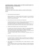 Cuestionario del modelo constructivista