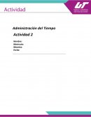 Administración del tiempo