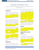 Estrategias para logística inversa