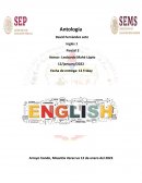 Antología de inglés primer parcial