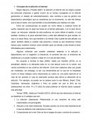 Concepto de la adicción al internet