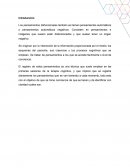 Creencias disfunsionales