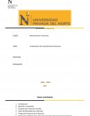 Sustentación de la planificación financiera