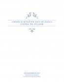 Emision de bonos banco central del Ecuador
