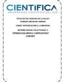 Terminología médica y abreviaturas comunes