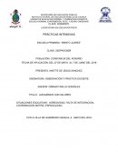Situaciones educativas: agresividad, falta de integracion, coordinacion motriz, espacialidad