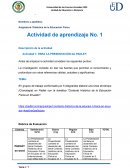 Cronología educación física