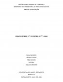 Ensayo sobre: 2da de Pedro y 1ra Juan