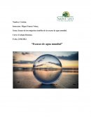 Ensayo de investigacion cientifica de la escasez de agua mundial