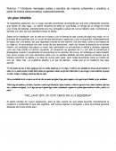 Historia de Terror. Un plan infalible