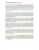 Effects of Tablets on its users