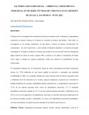 Violencia contra la mujer y dependencia emocional
