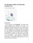 El menor como centro del conflicto