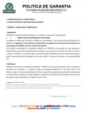 Cotización sujeta a venta previa