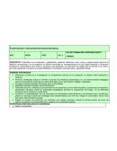 Planificación y evaluación en educación inicial