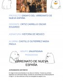 Proyecto: ensayo del virreinato de Nueva España