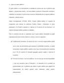 ¿Qué es el gasto público?