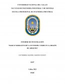 Marco normativo de la economía verde en la región de Arequipa