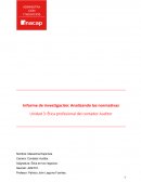 Ética profesional del contador Auditor