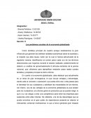 Problemas sociales de la economía globalizada