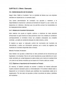 Administración de inventarios. Objetivos e importancia del inventario en Protech