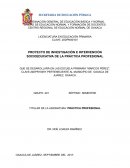 Proyecto de investigación e intervención socioeducativa de la práctica profesional