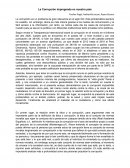 Ejemplo de ensayo sobre la corrupción en el Perú