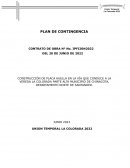 Plan de contingencia