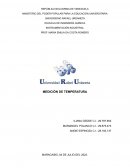 Medición de temperatura