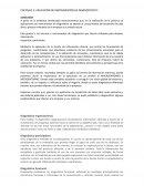 Aplicación de instrumentos de diagnóstico