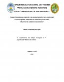 La evaluación de las propiedades físicas de los alimentos